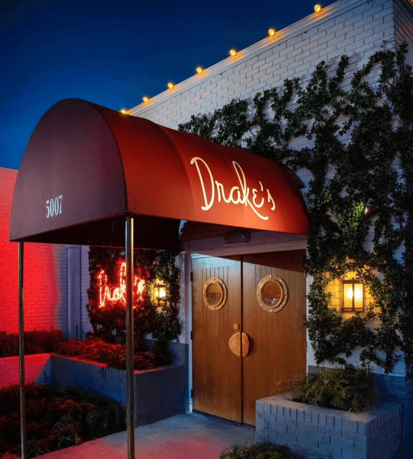 Outside of Drake's Hollywood