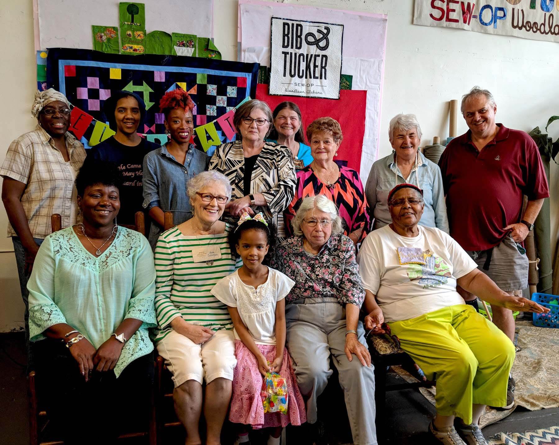 Members of Bib & Tucker Sew-Op