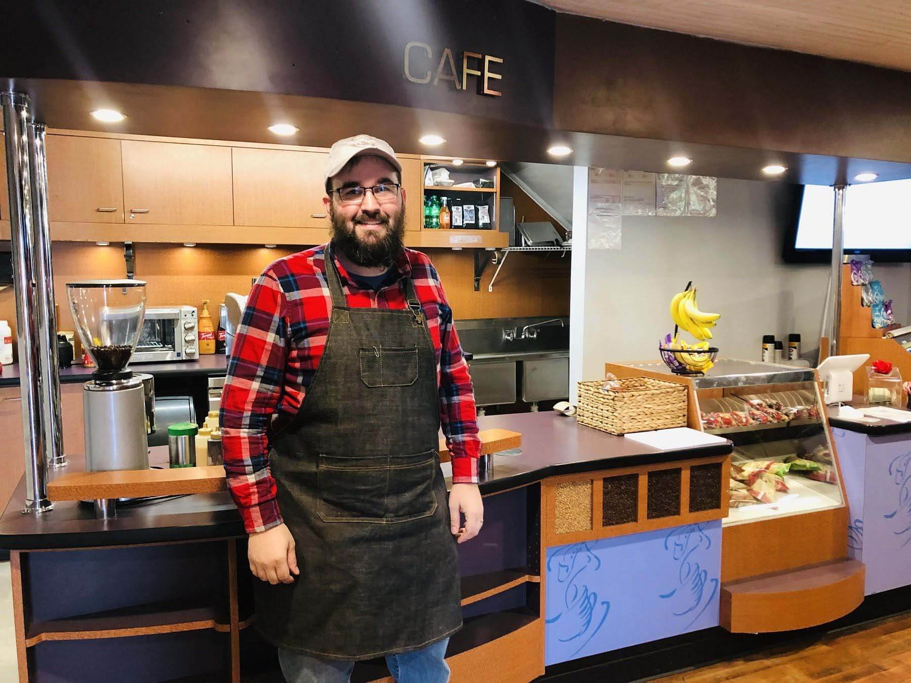 Josh Brenneman, owner of Heritage Coffee