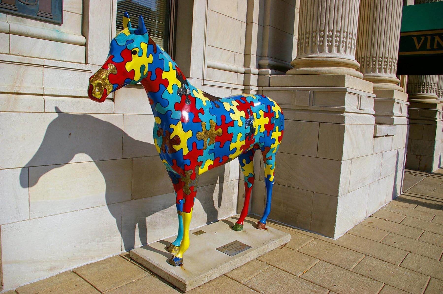 Gallopalooza horse in downtown Louisville