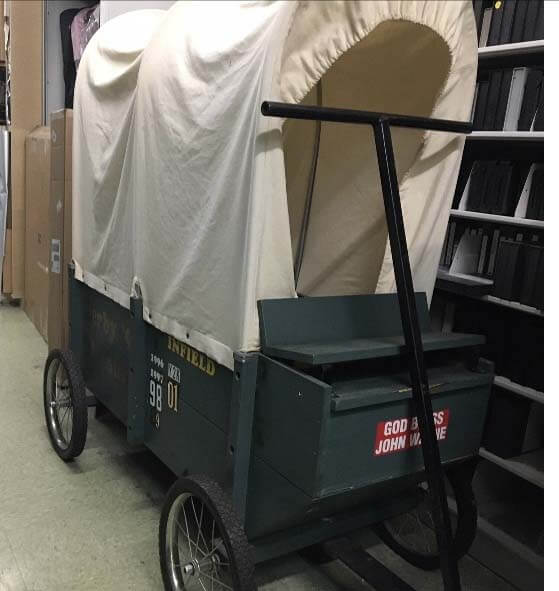 Wagon at Kentucky Derby Museum, a quirky Louisville fact