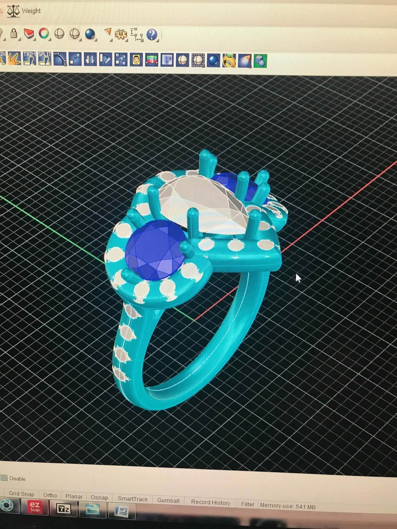Computer image of ring