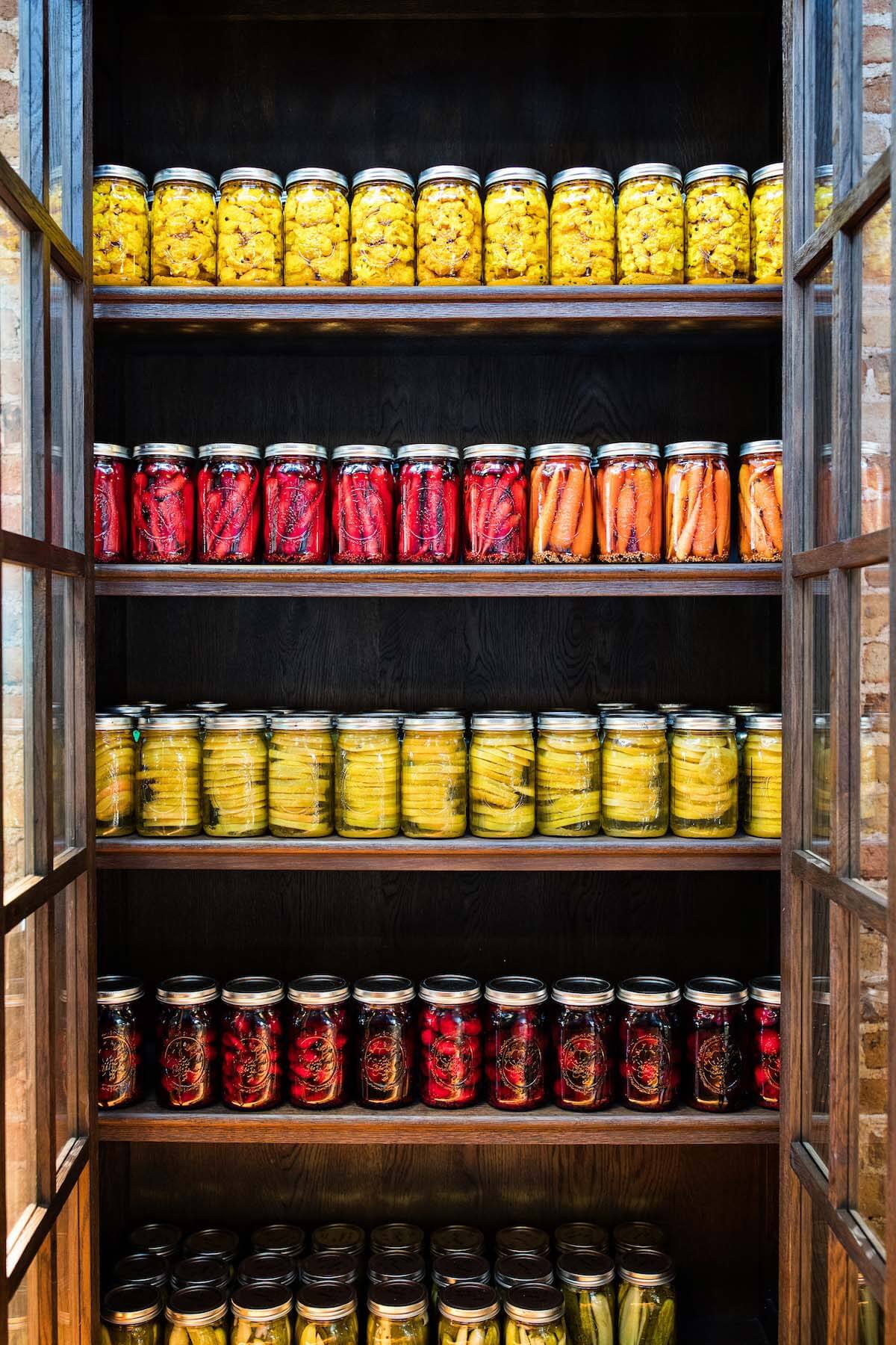 Katie's secret spot at Husk for canning