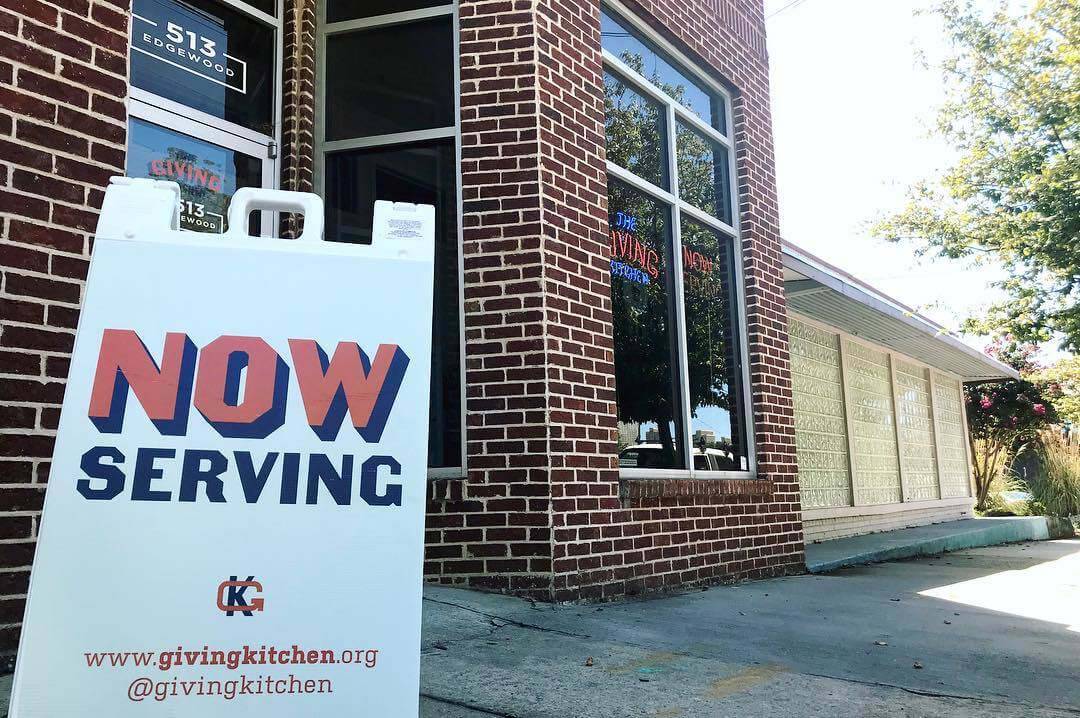 The Giving Kitchen exterior in Atlanta