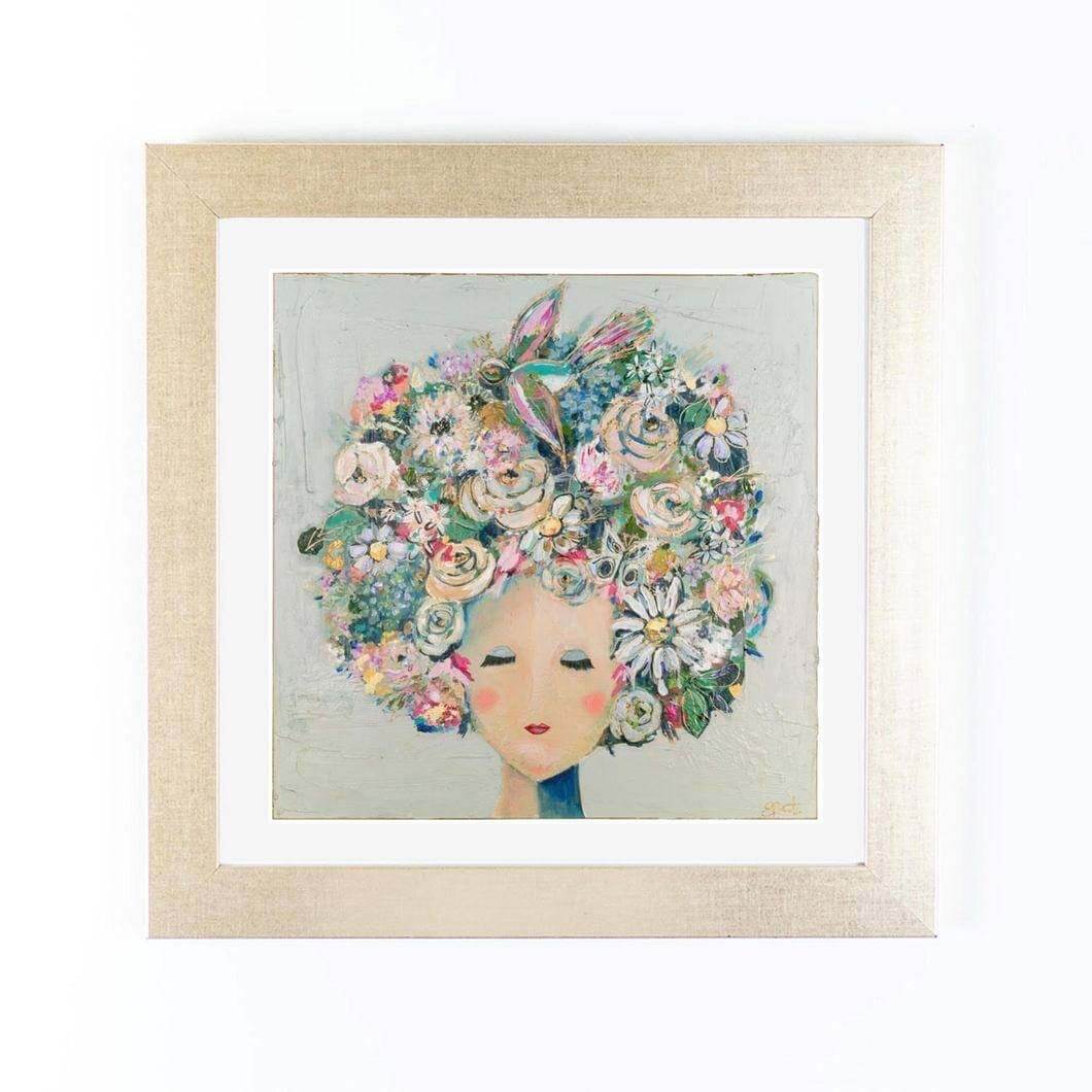 Also available as a Fine Art Print, Erika Roberts' "Garden Goddess" celebrates planting beauty and goodness into the world. | Image: Erika Roberts Erika Roberts Studio "Garden Goddess" Fine Art Print