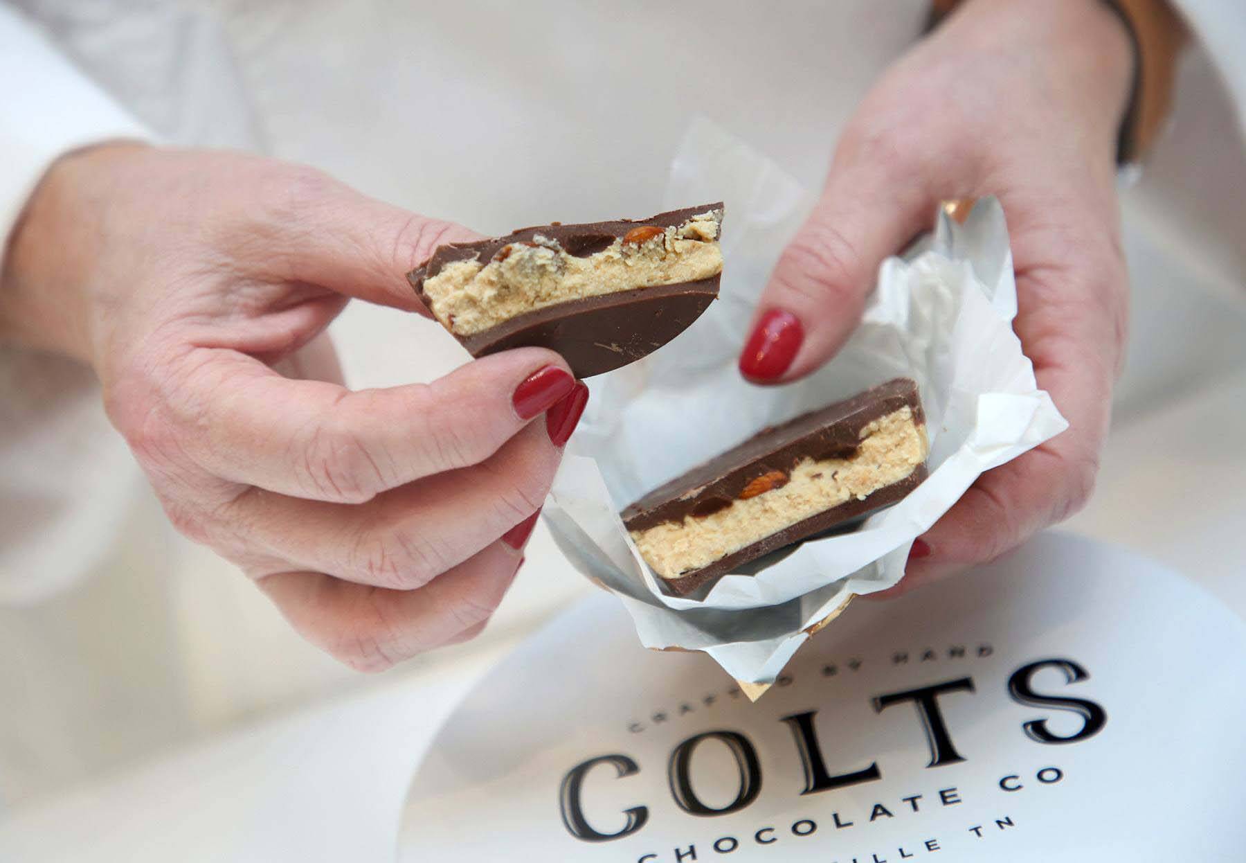 Colts Bolts peanut butter candy