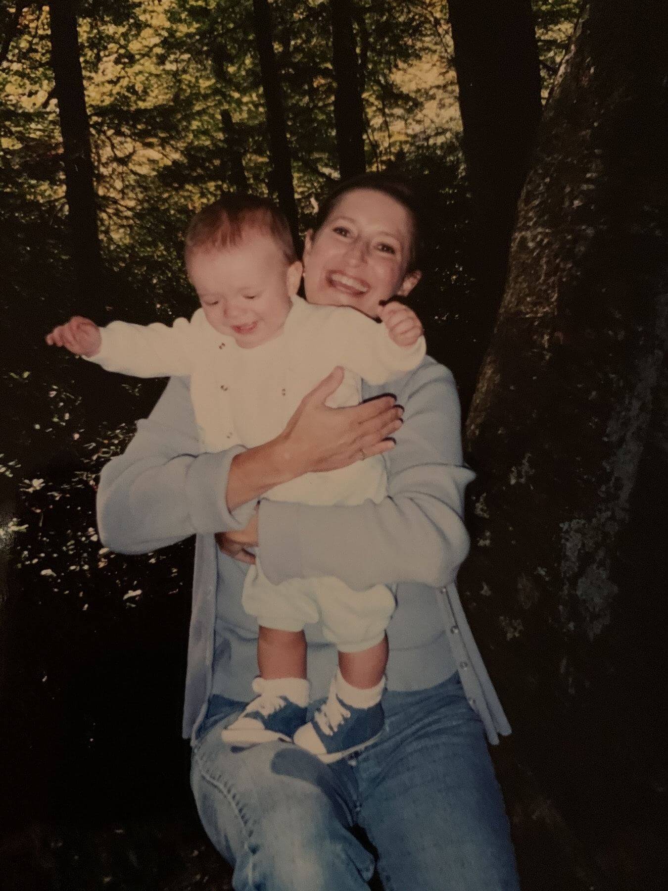 Ginny and baby Sam — SB parenting tips