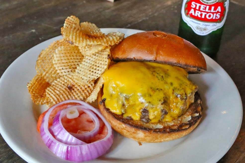 old bull burger