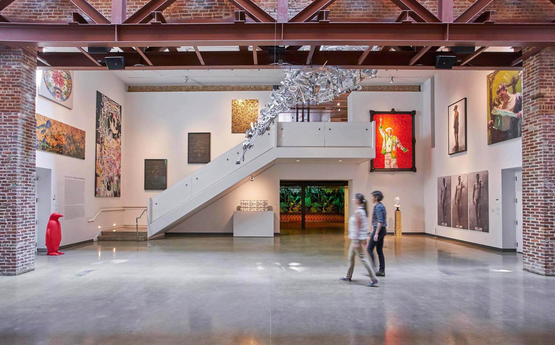 21c Museum & Hotel art gallery, a Louisville staycation idea
