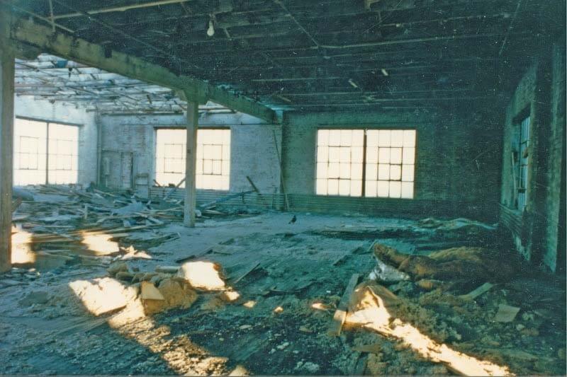 Marathon event space under layers of dirt and grime