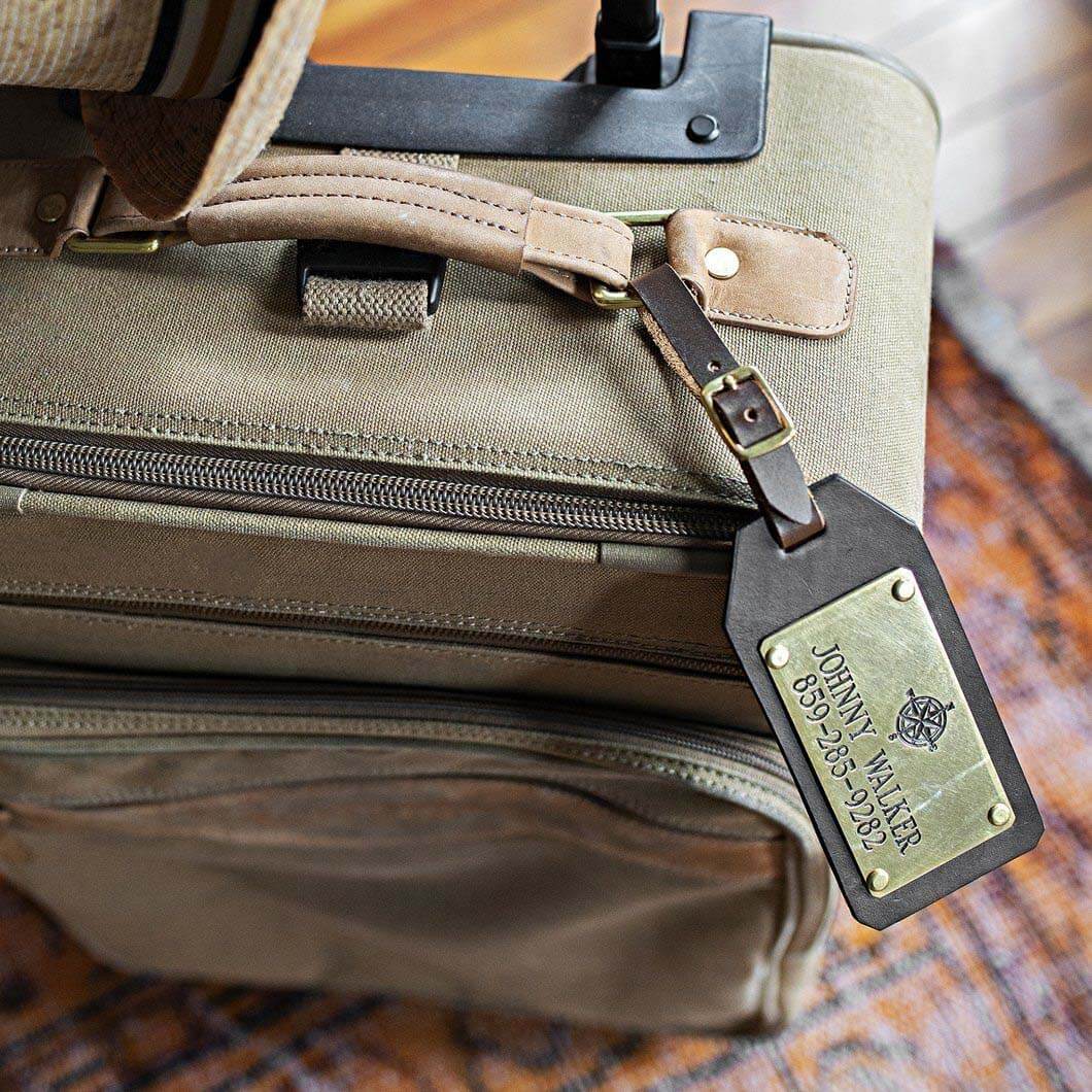 Customized luggage tag on SB Shop, here. Customized luggage tag