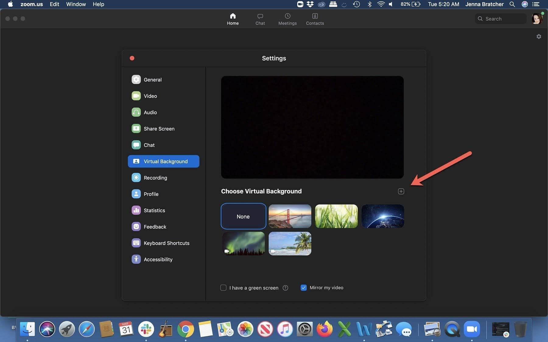 How to add your own virtual background on zoom