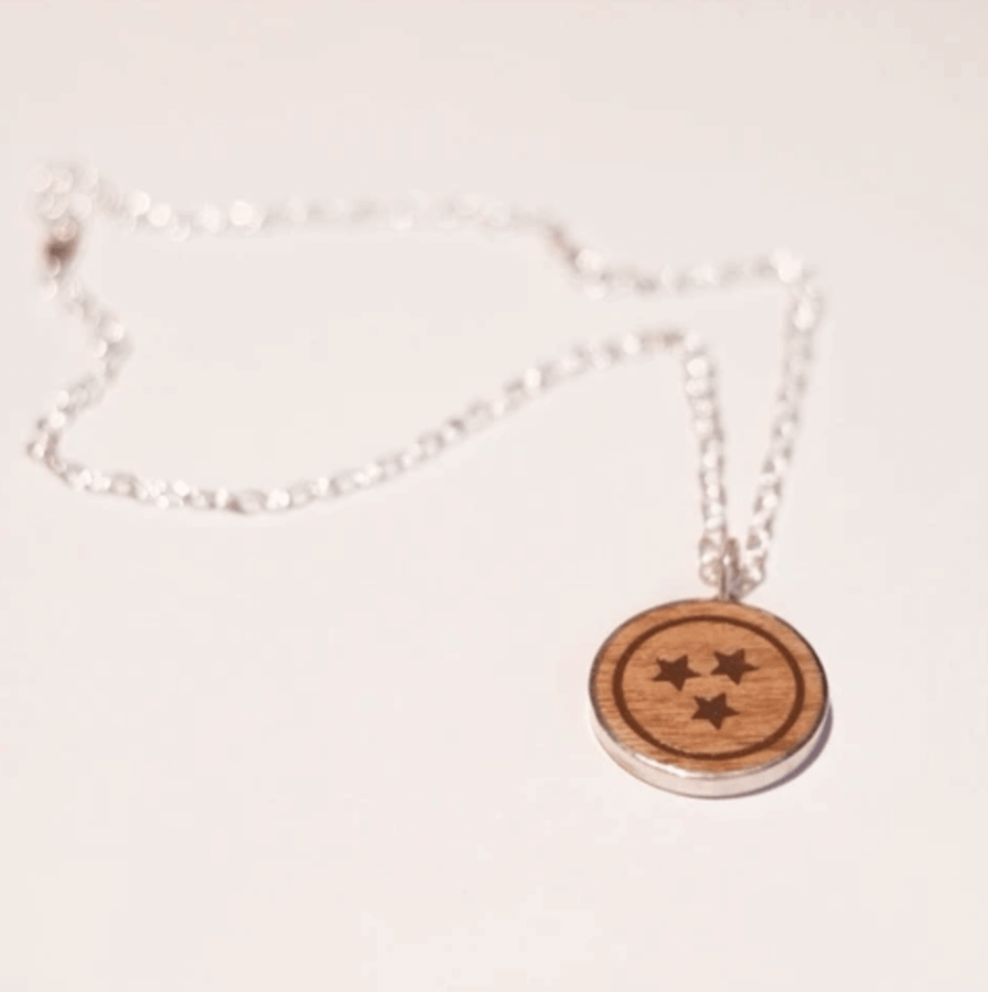 tristar necklace from Paige Barbee