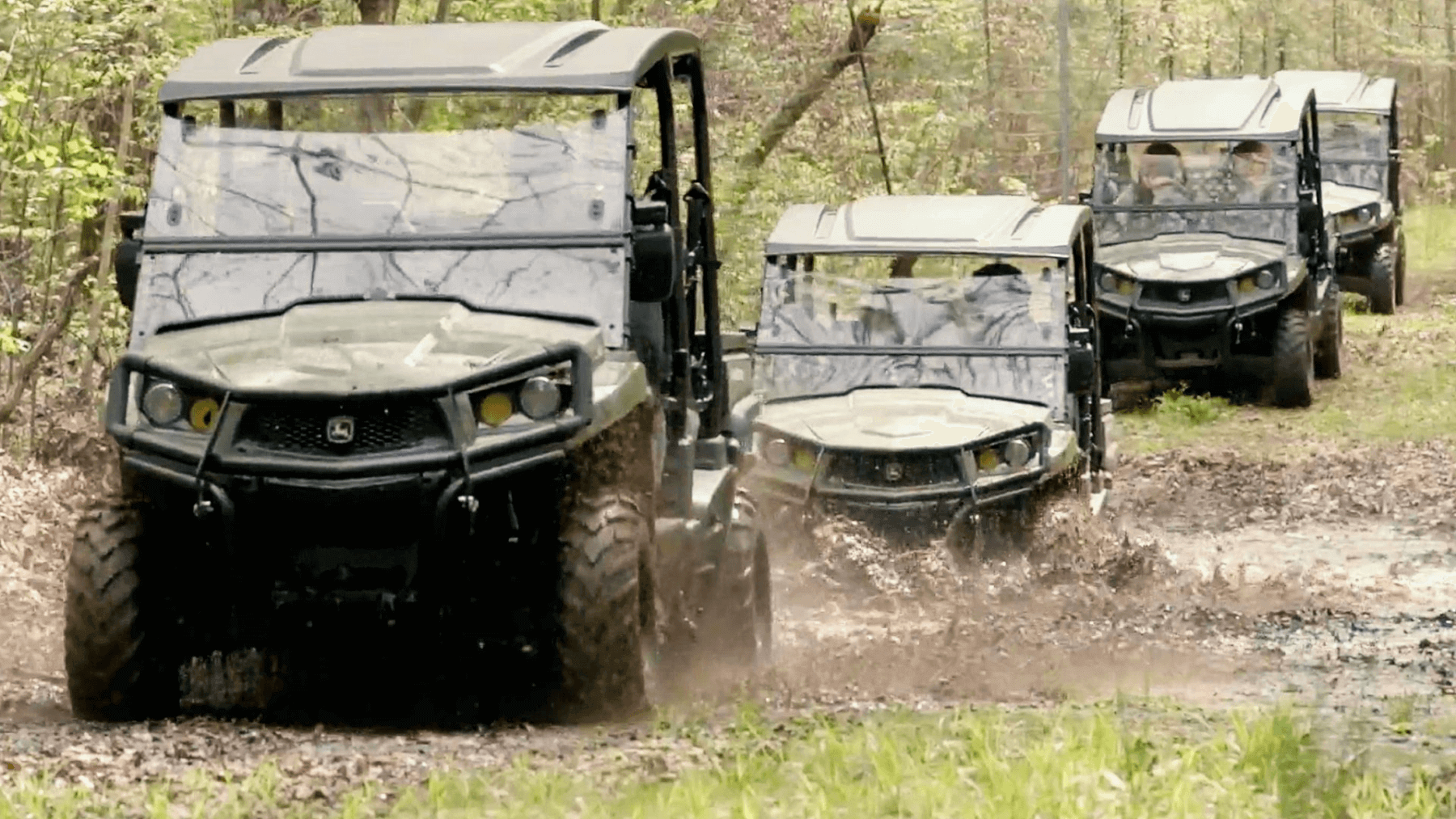 John Deere Gators at Pursell Farms