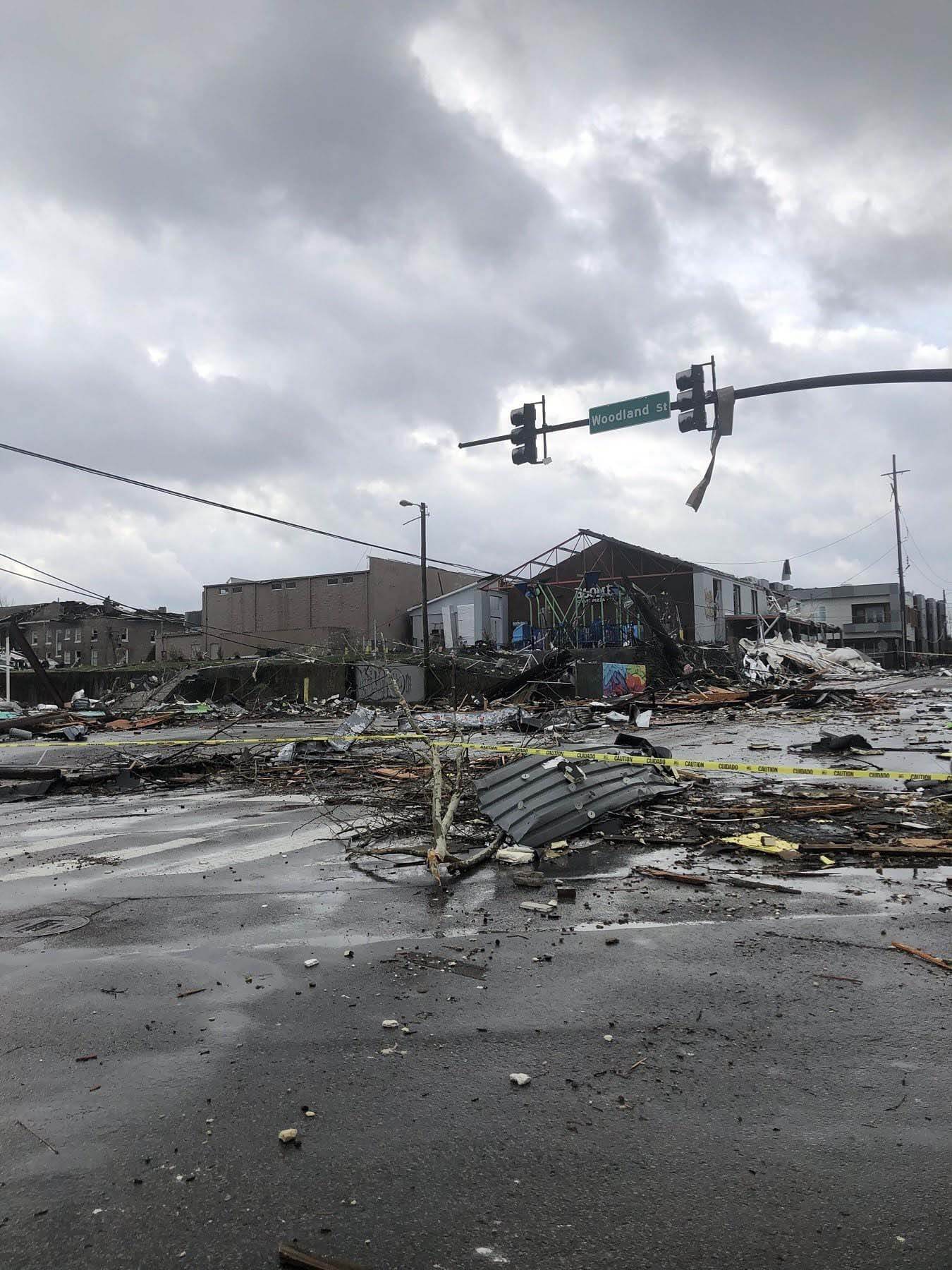 nashville tornado damage woodland street kate cifaratta