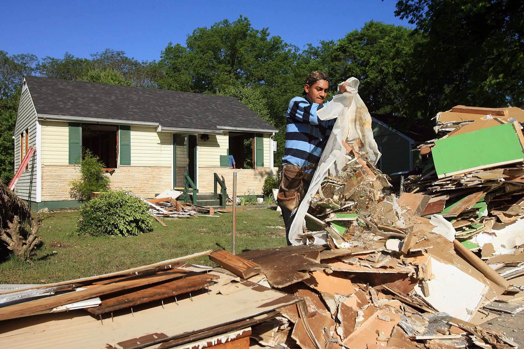 The Nations neighborhood after the Nashville Flood