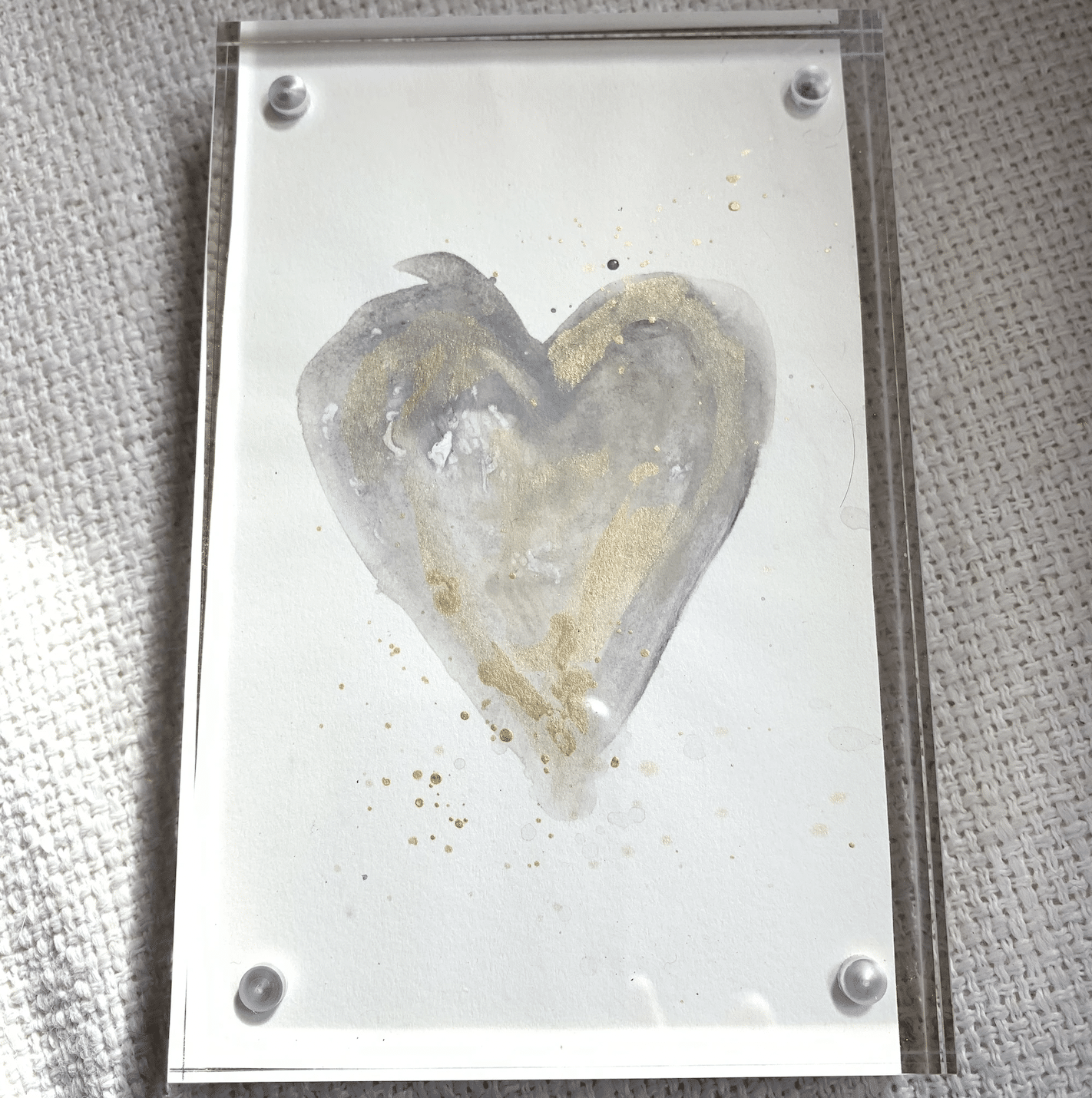 Acrylic framed heart, $35, from SB Shop Birmingham FINDS April: Acrylic framed heart by Carrie Pittman