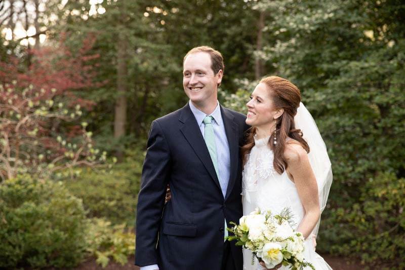Outdoor wedding in Richmond, Virginia, during quarantine