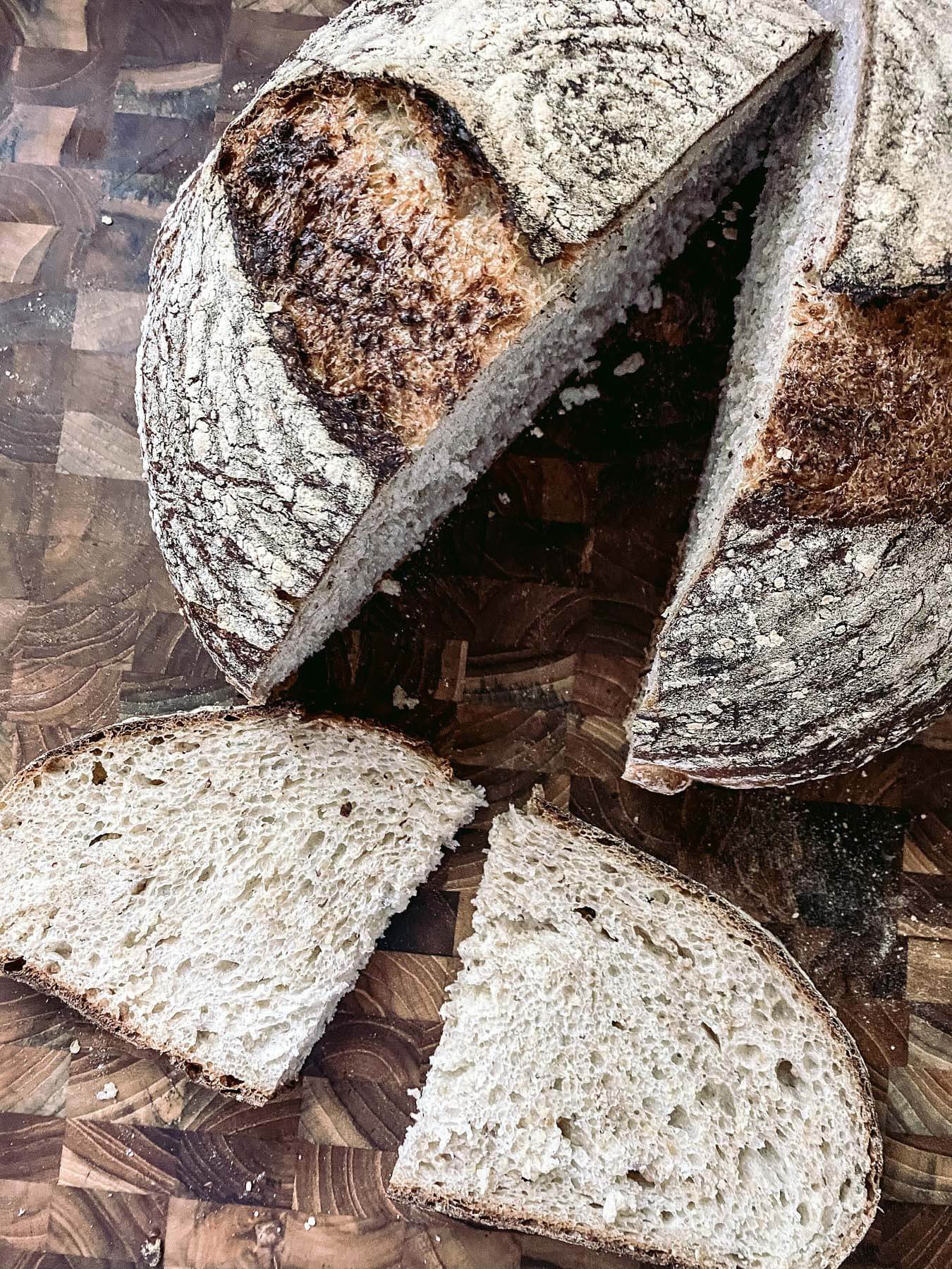 Perfect homemade sourdough bread
