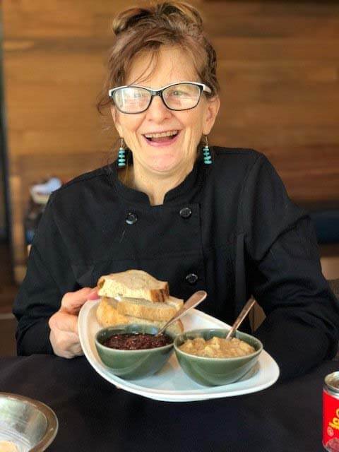 Chef Deb Paquette, of etc. and Etch, offers her "Pantry Butters," the perfect toast topping. Image: etc. Nashville chef Deb Paquette with her pantry butter