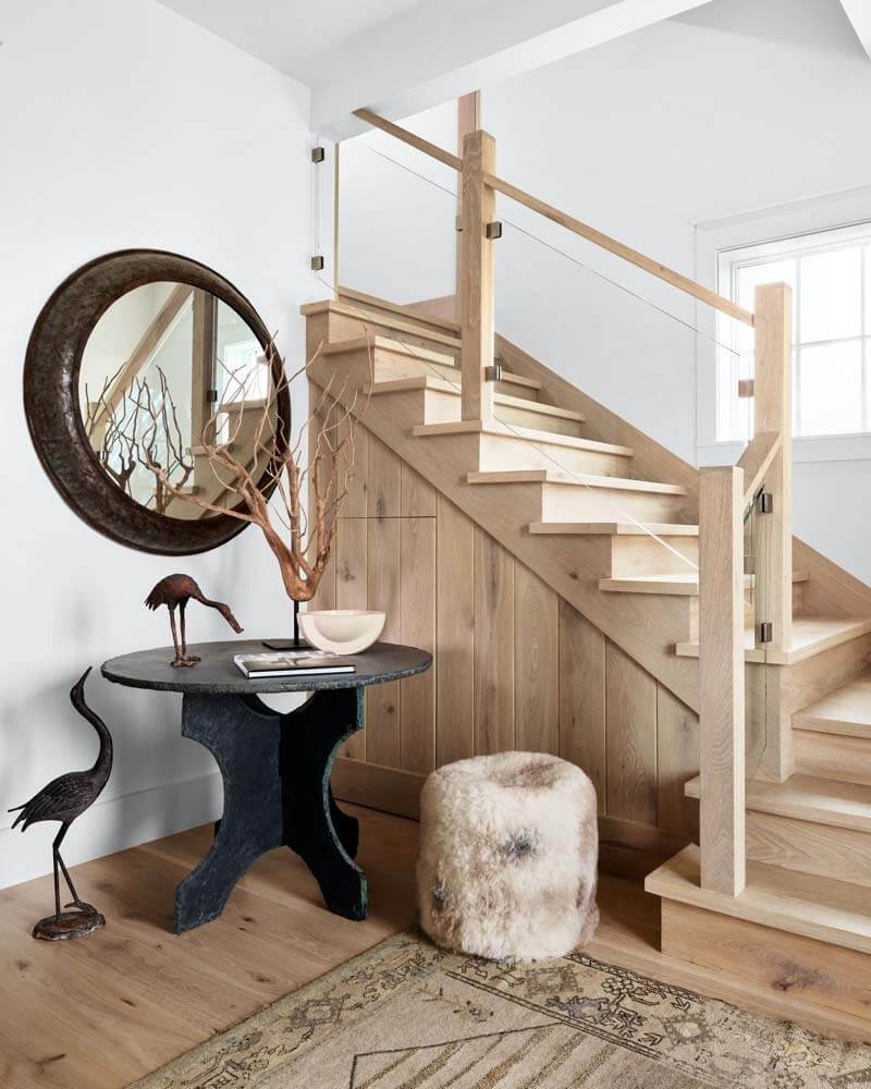 Entryway in Galveston beach bungalow