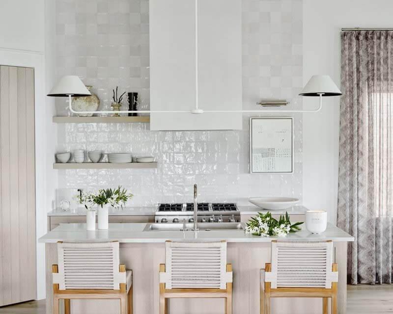 Galveston beach bungalow kitchen