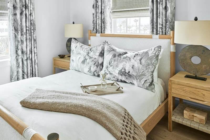 Guest bedroom in beach home