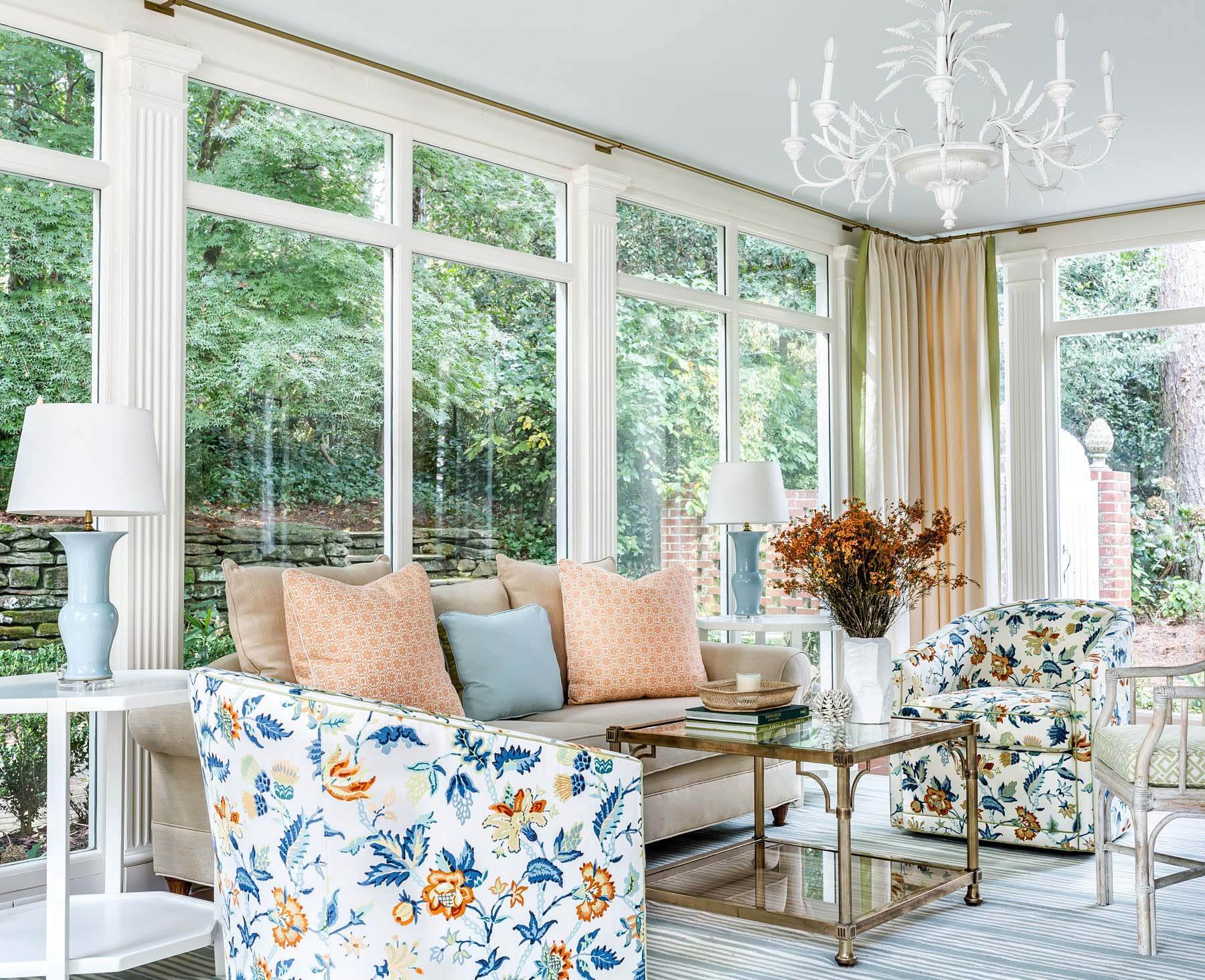 Sunroom in Buckhead home