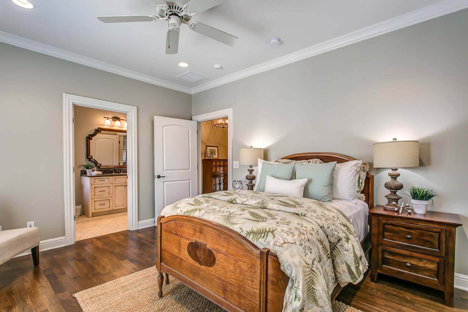 Second-floor master bedroom