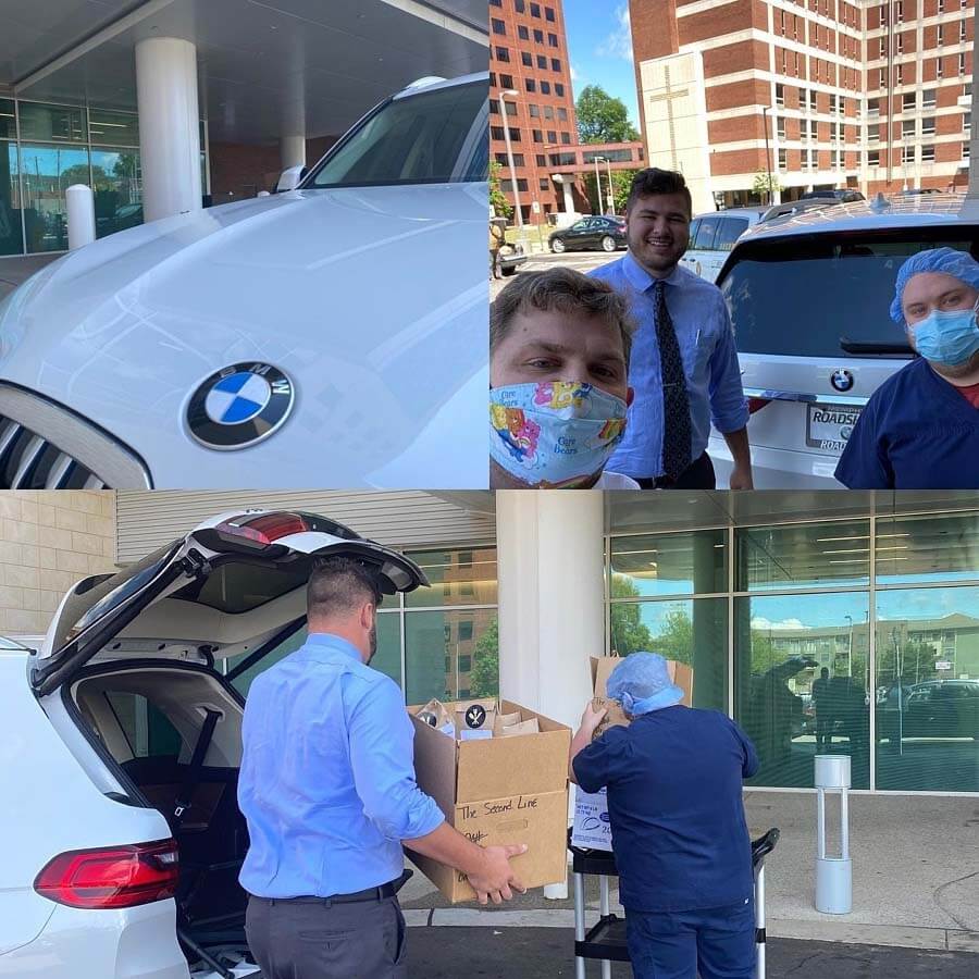 Roadshow BMW gives back has brought lunch to Memphis hospitals