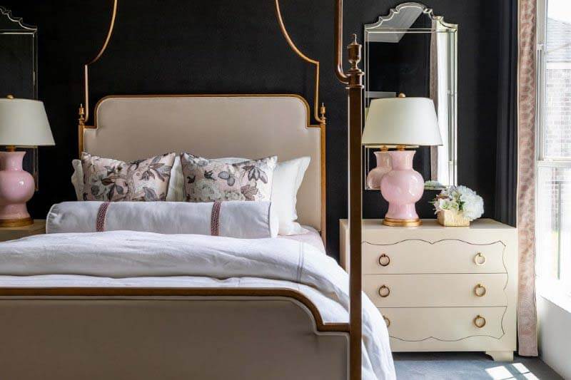 Master suite designed by Rachel Cannon