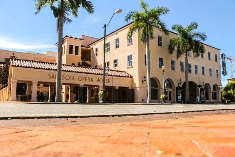The Sarasota Opera House plays host to everything from opera, symphony and classical ballet to film festivals, pop music concerts and comedians. Image: Adam Cellini Sarasota Opera House