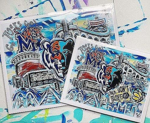 8-by-10-inch print, $27; 11-by-14-inch print, $47, at Custom Art by Natalie Cooper | Image: Custom Art by Natalie Cooper