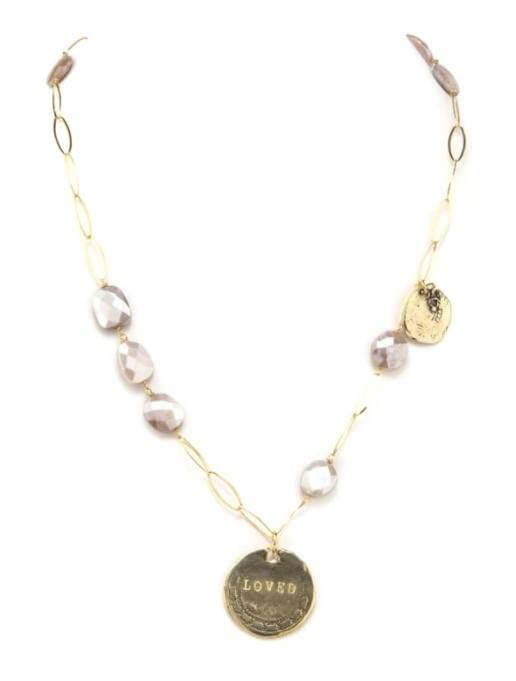 "Loved" necklace from Ever Alice — jewelry gift for Mother's Day