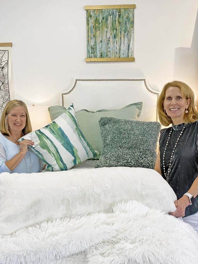 Dorm Decor owners Carolyn Green and Jennifer Cope