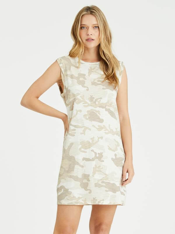 Dress, $89, at Indigo | Image: Indigo Memphis FINDS June: Camo dress at Indigo