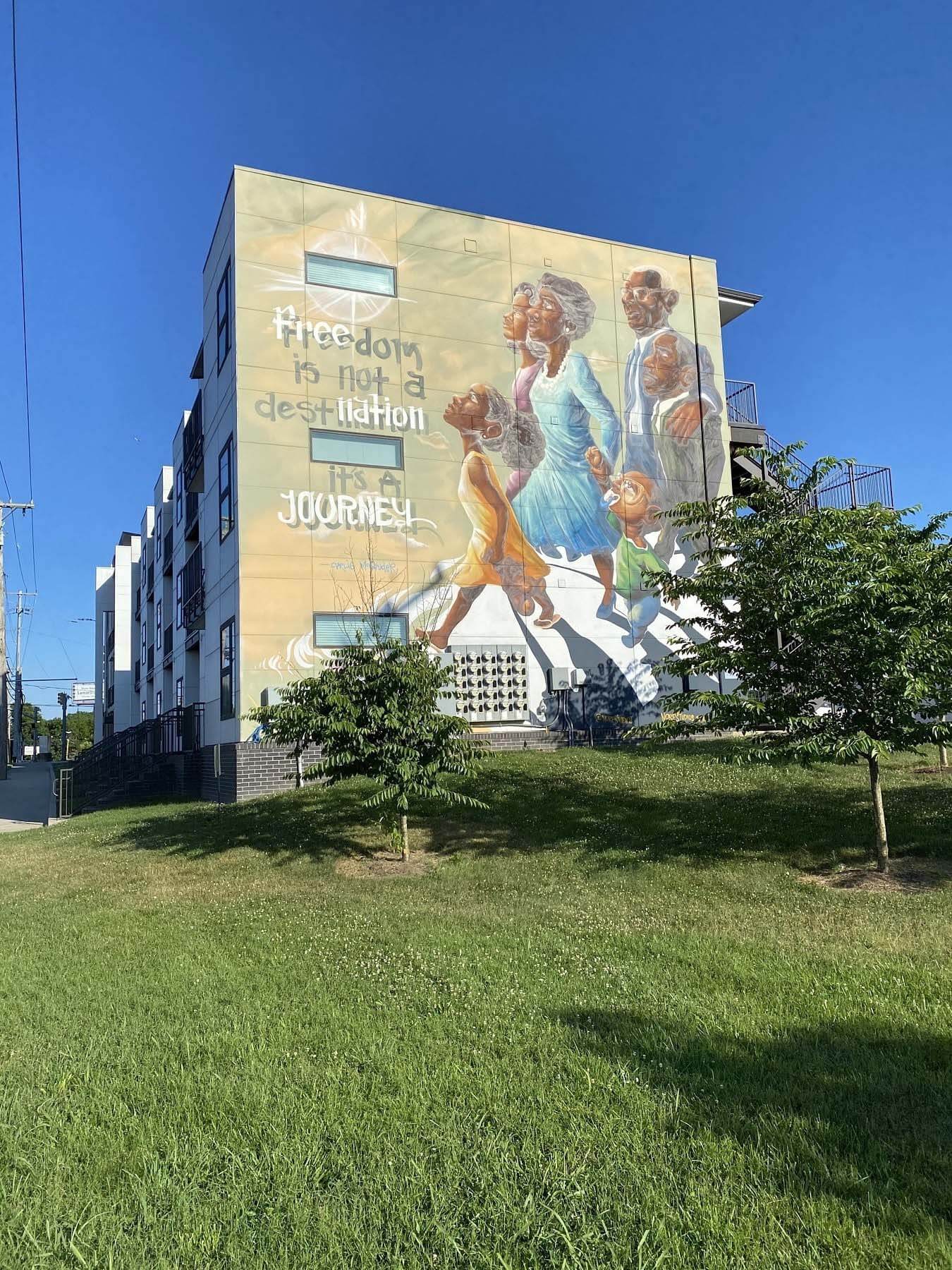 Inspiring Nashville Murals: The "Perseverance" mural in North Nashville.