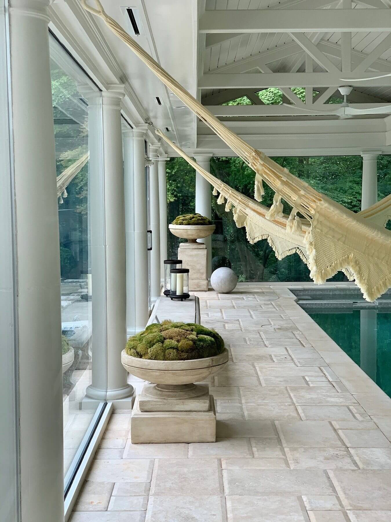 Indoor pool at 2020 Southeastern Design Showhouse & Gardens