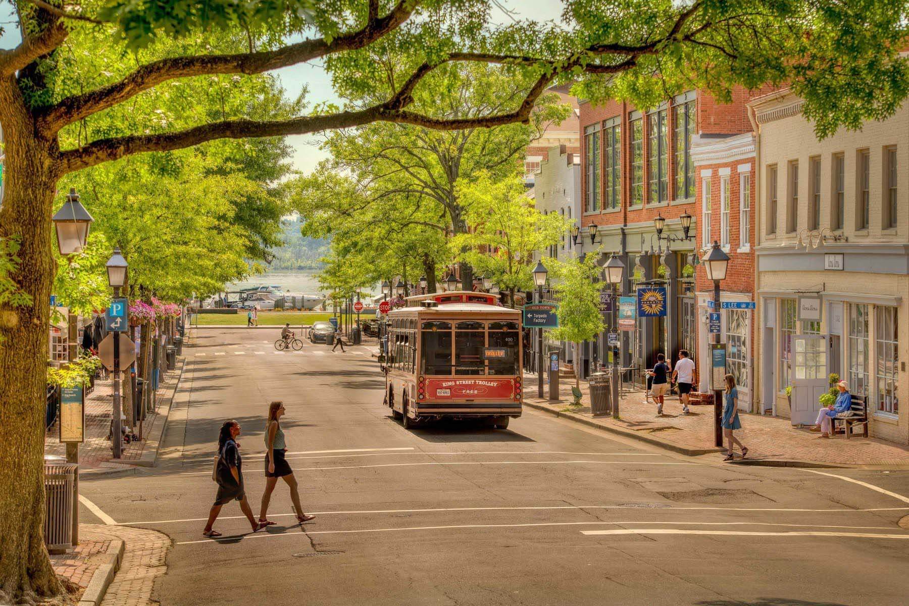 Old Town in Alexandria, VA