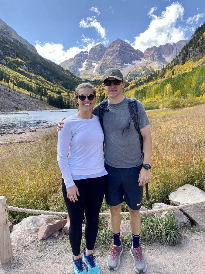 Rally and Alison place a big importance on outdoor adventuring as a couple — from hiking and biking to wine tours and safaris. Rally and Allison Killian on a hike