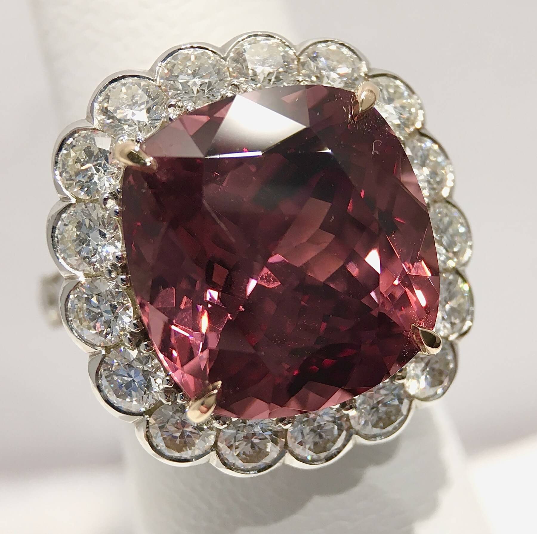 estate jewelry — a diamond-bound ring