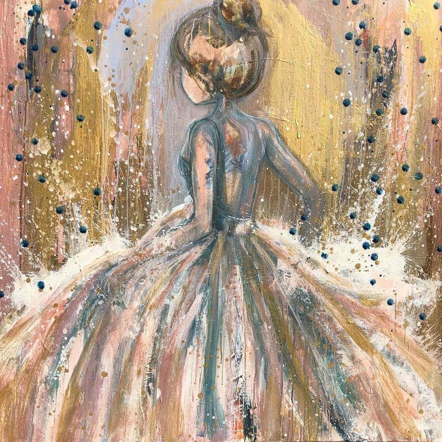 Painting of a dancer