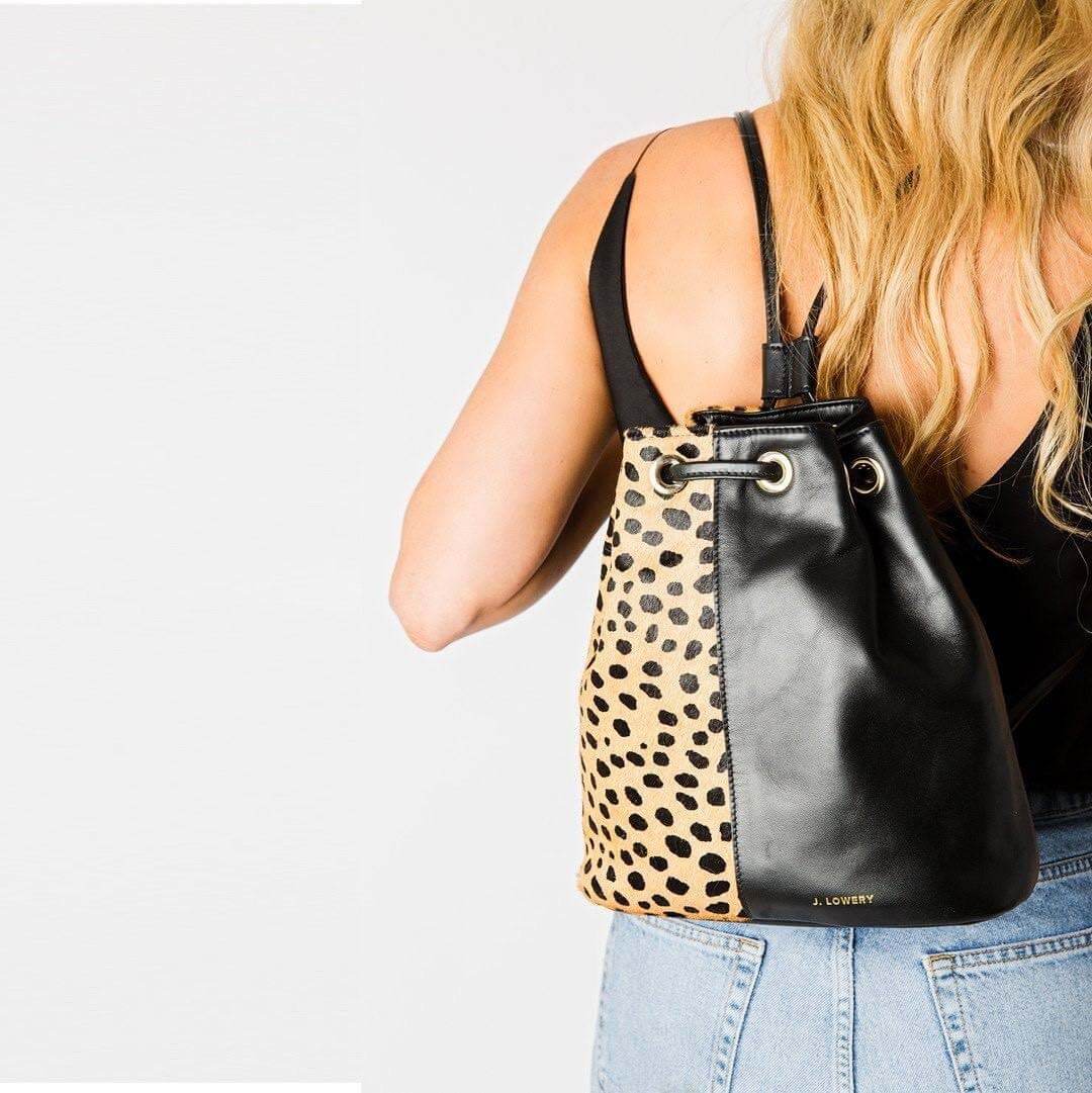 Scott handbag from J. Lowery in cheetah print