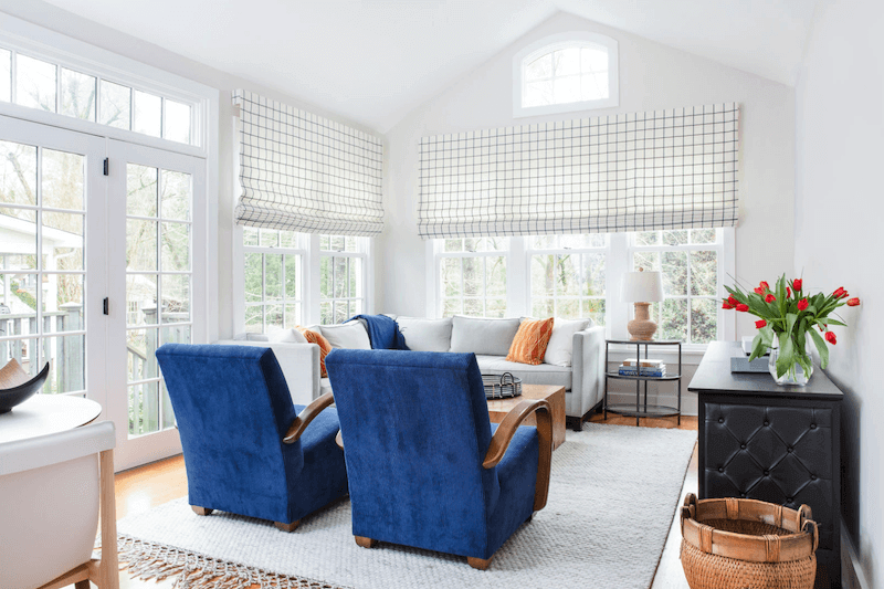 Den with natural light