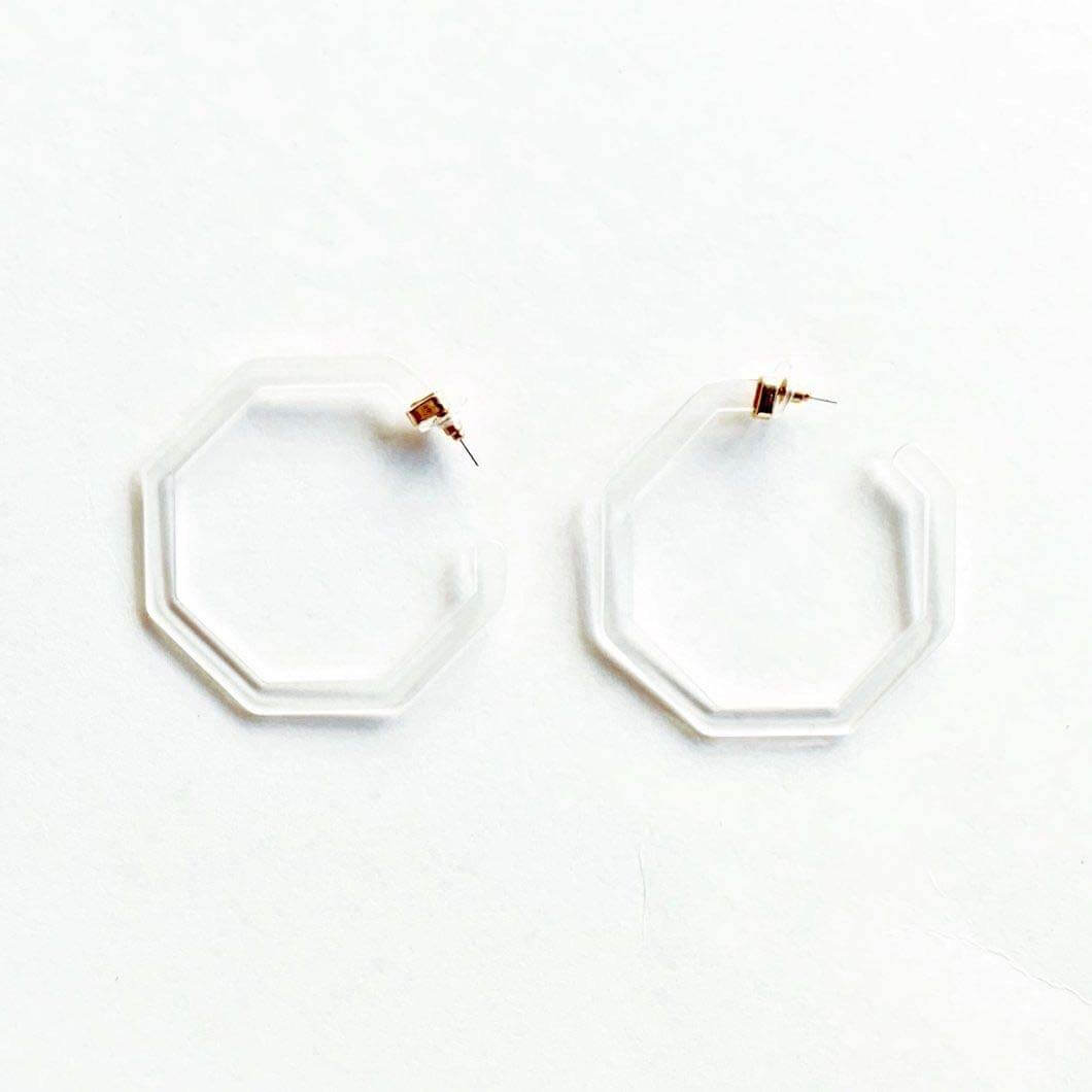 Hunter Blake Designs Acrylic Hoop, $85, at SB Shop Hunter Blake Designs Acrylic Hoop, $85, at SB Shop