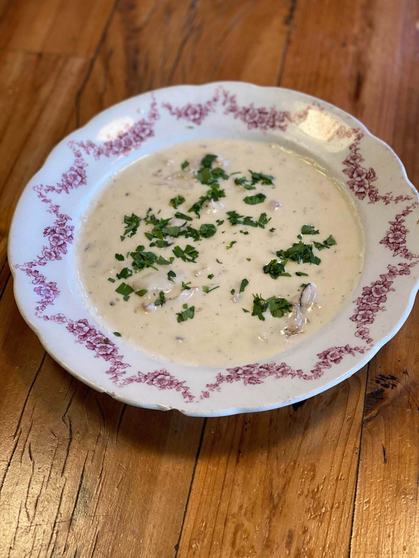 Oyster stew is a menu item with an interesting backstory at Margot
