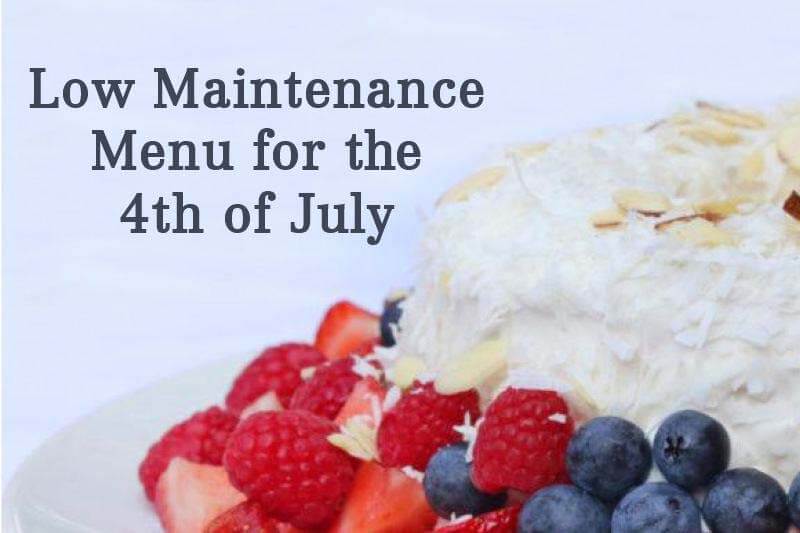 A Low-Maintenance July 4th Menu