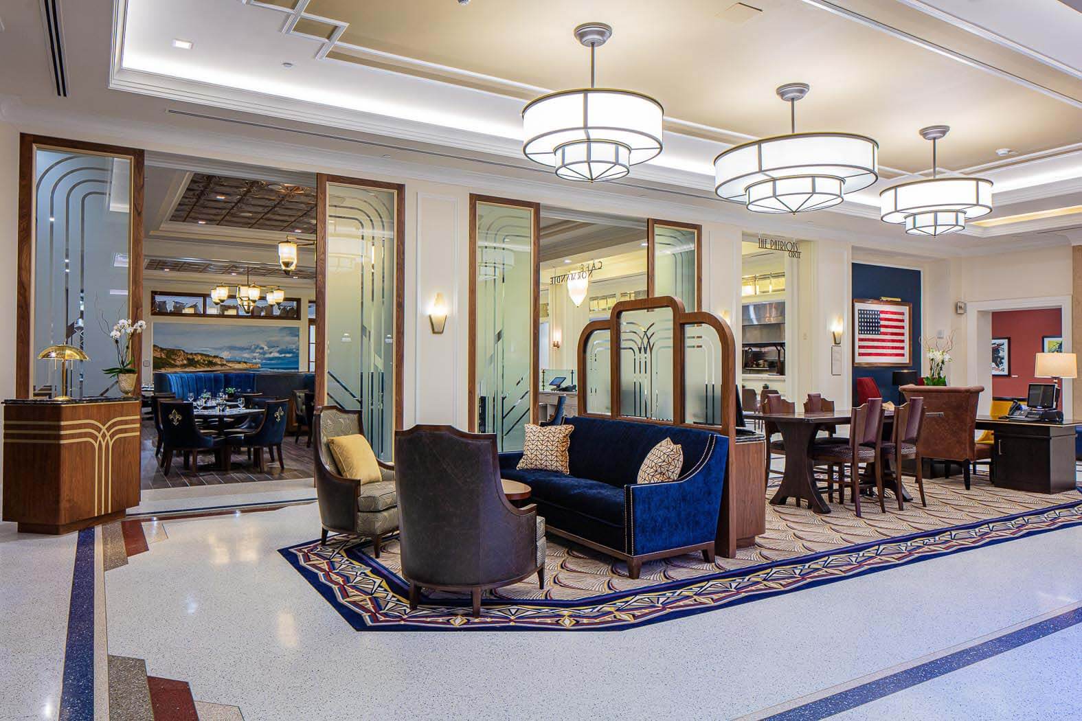 Higgins Hotel Lobby