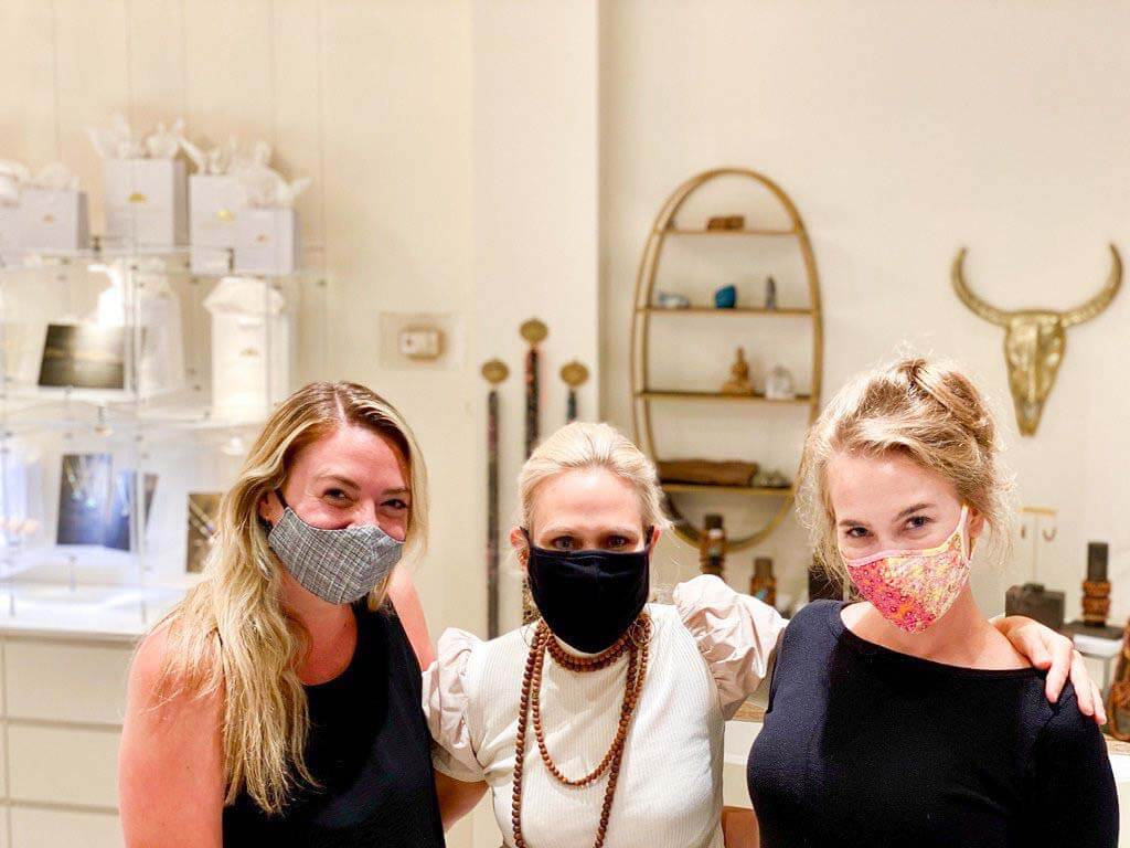 Judith Bright and her team at the new store in The Factory at Franklin