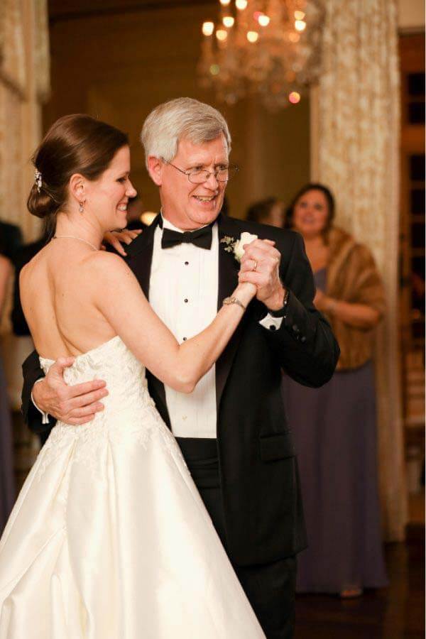 bride dancing with her father